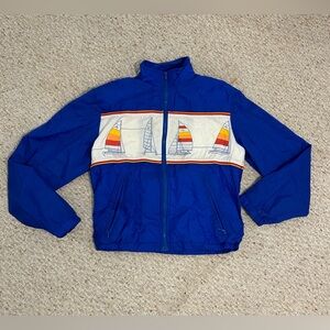 Vintage Hobie Windbreaker Jacket- Sailboat Design